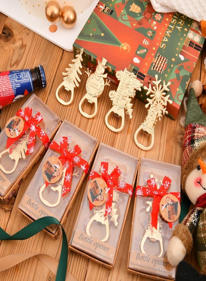 Winocbxt 24Pcs Christmas Themed Bottle Openers - Festive Party Favors and Gifts for Weddings, Bridal Showers, or Baby Showers - Ideal Decorations and Souvenirs for Christmas Celebrations - Image 3
